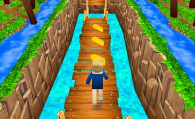 Blocky Runner logo
