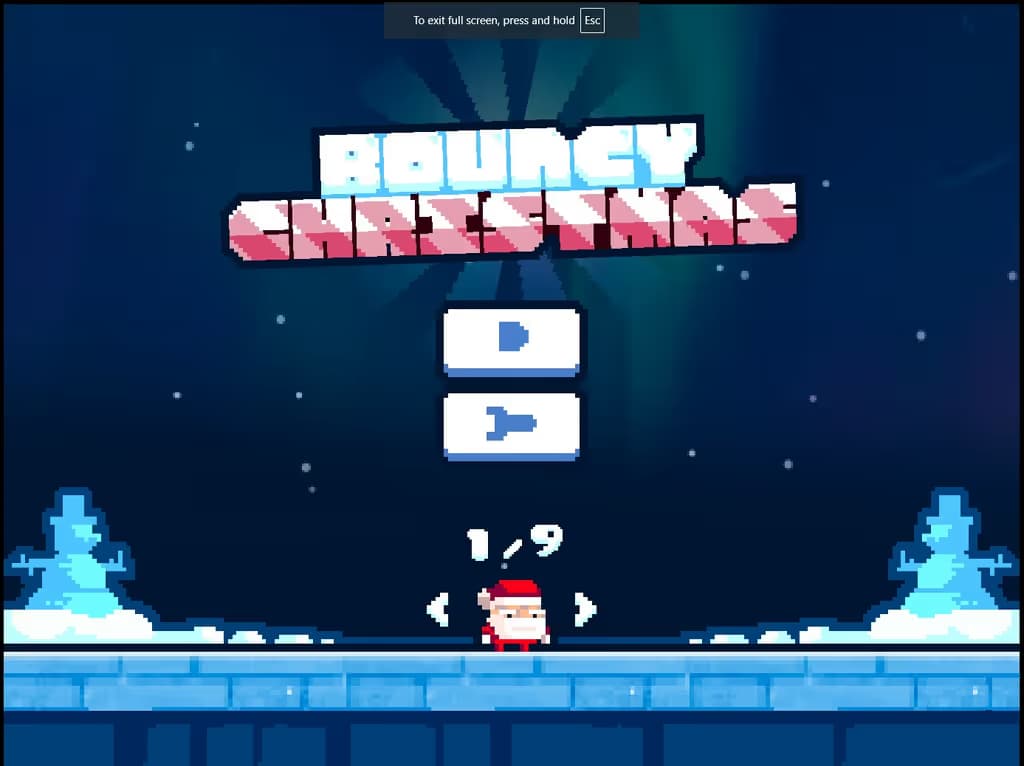 Bouncy Christmas logo