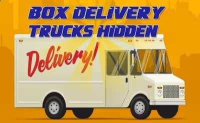 Box Delivery Trucks Hidden logo