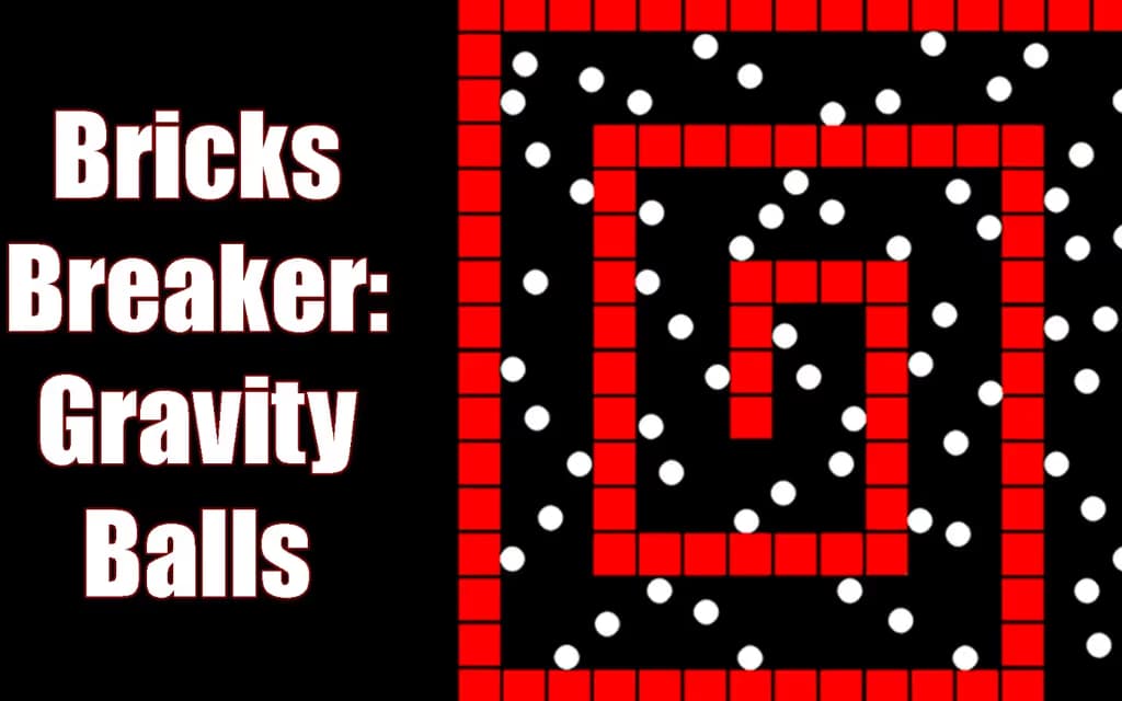 Bricks Breaker. Gravity Balls logo