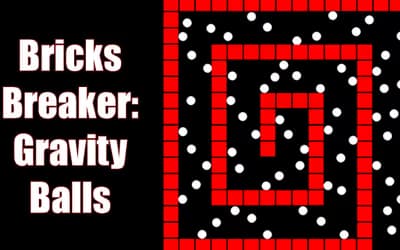 Bricks Breaker. Gravity Balls logo
