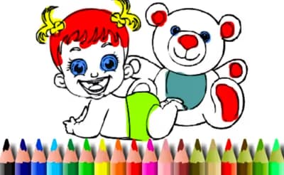 BTS Baby Doll Coloring Book logo