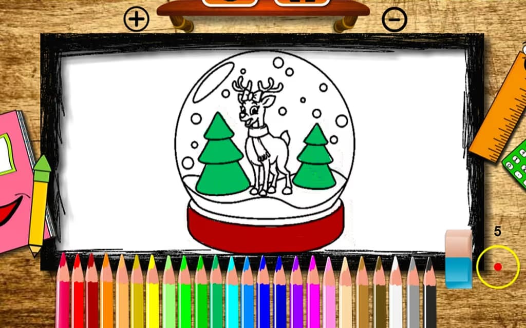BTS Christmas Coloring Book logo
