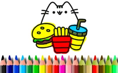BTS Cute Cats Coloring Book logo