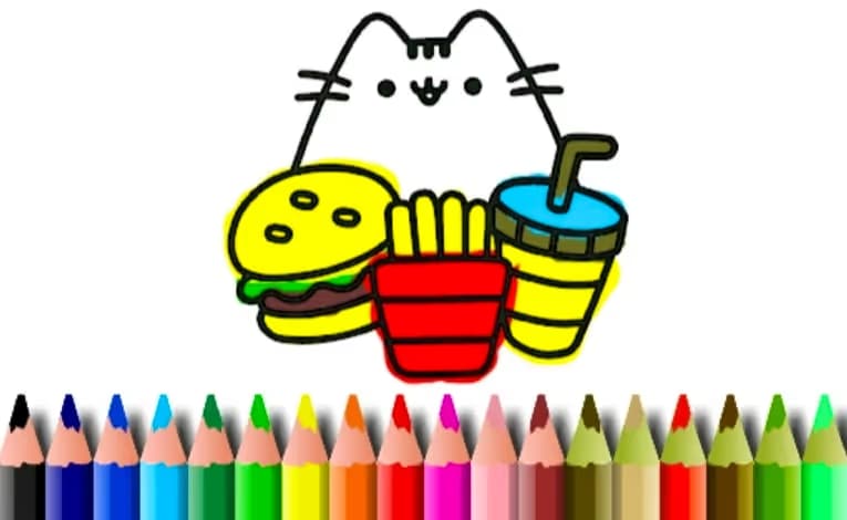 BTS Cute Cats Coloring Book logo