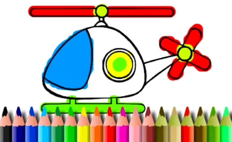 BTS Helicopter Coloring Book logo