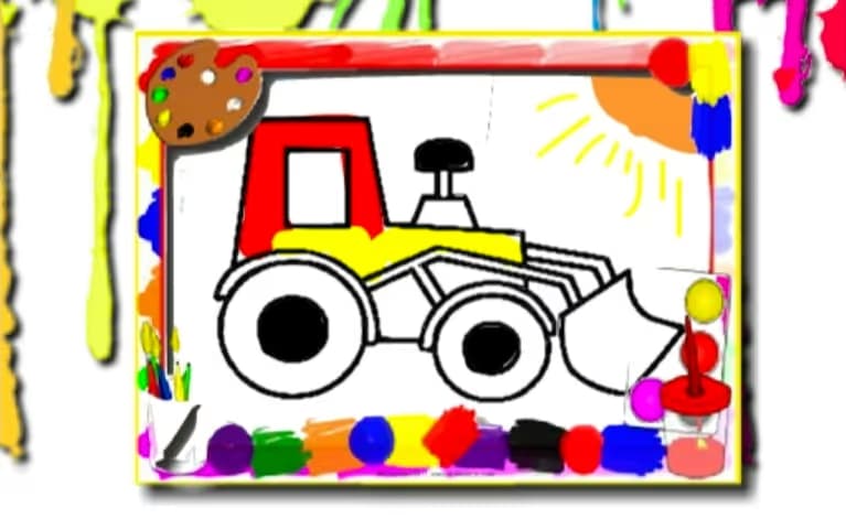 BTS Kids Car Coloring logo