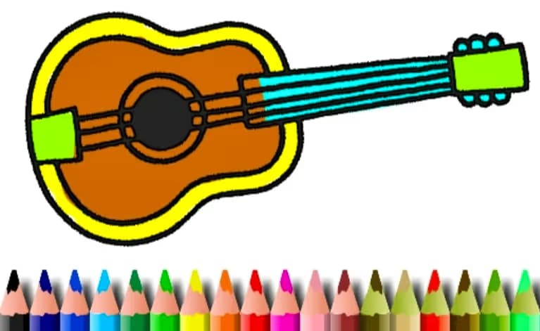 BTS Music Instrument Coloring Book logo