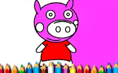 BTS Pig Coloring Book logo