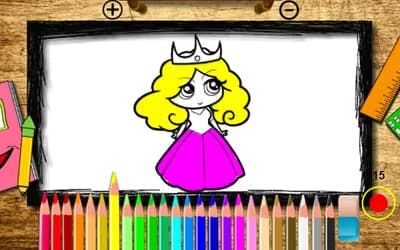 BTS Princess Coloring Book logo