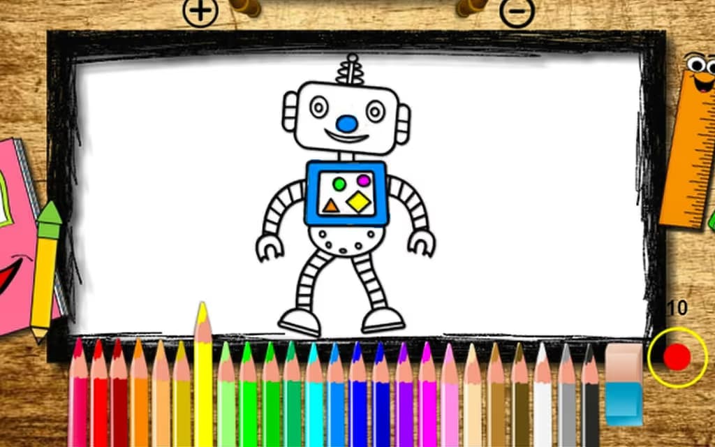BTS Robot Coloring Book logo