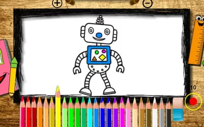 BTS Robot Coloring Book logo