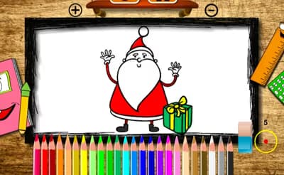 BTS Santa Claus Coloring Book logo