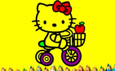 BTS Sweet Kitty Coloring logo