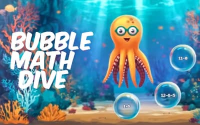 Bubble Math Dive logo