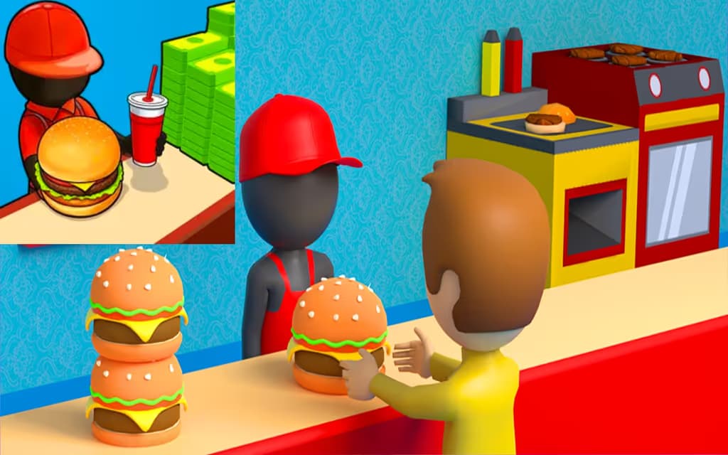 Burger Cafe Idle Tycoon logo