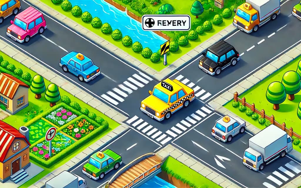 Cab Car - Taxi Driving & Passenger Pickup logo