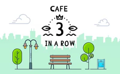 Cafe 3 in a Row logo
