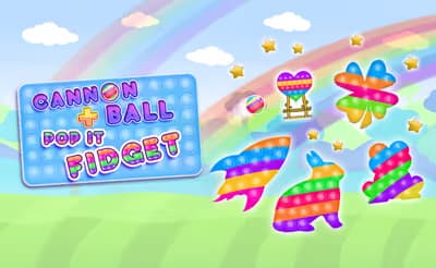 Cannon Ball & Pop It Fidget logo