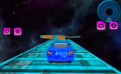 Car Stunt Races Mega Ramps Game logo