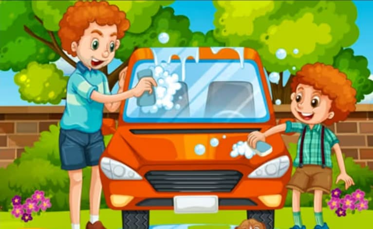 Car Wash Hidden logo