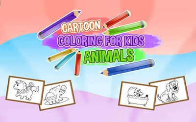 Cartoon Coloring for Kids Animals logo