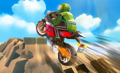 Cartoon Moto Stunt logo