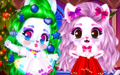 Cat and Rabbit Holiday logo