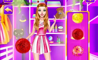 Cheerleader Magazine Dress Up logo
