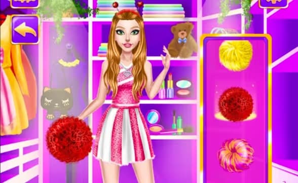 Cheerleader Magazine Dress Up logo