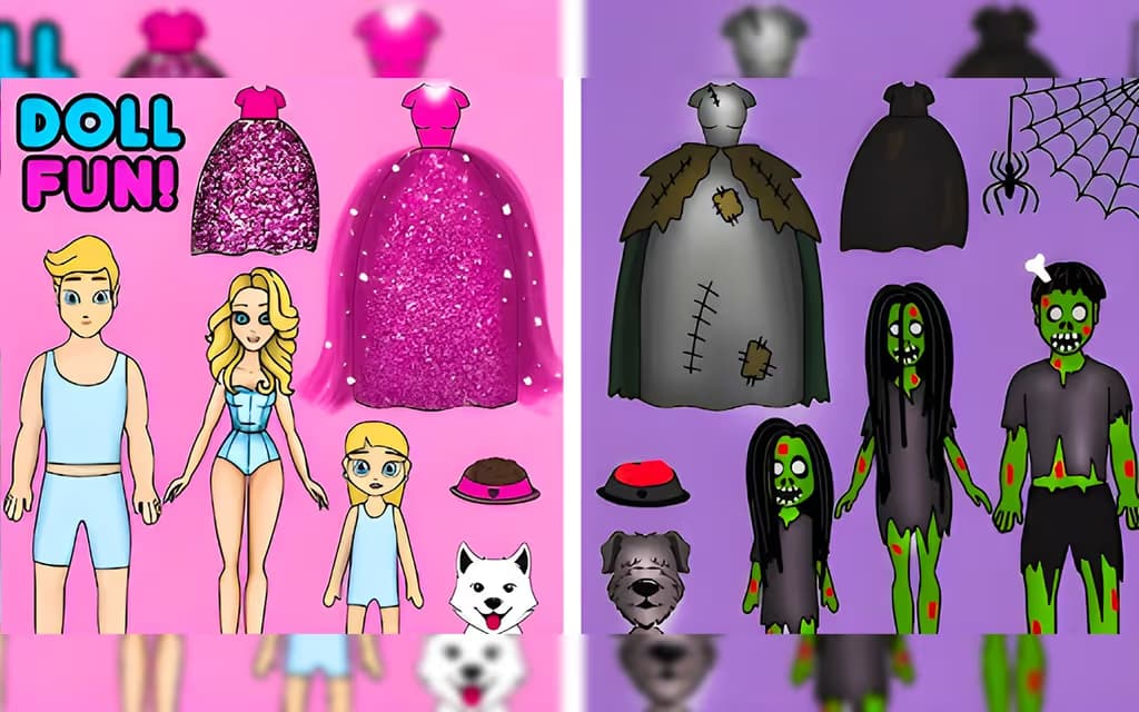 Chibi Doll Dress Up Makeover logo