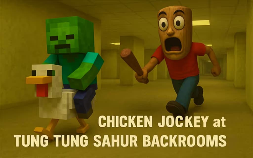 Chicken Jockey at Tung Tung Sahur Backrooms logo