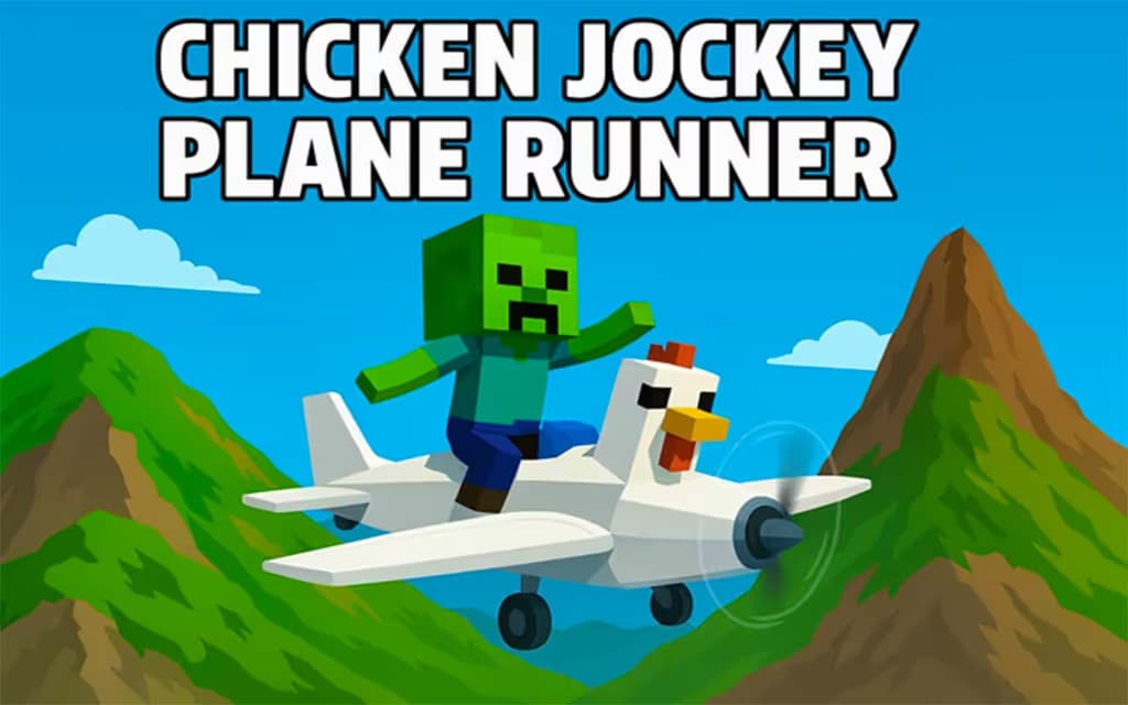 Chicken Jockey Plane Runner logo