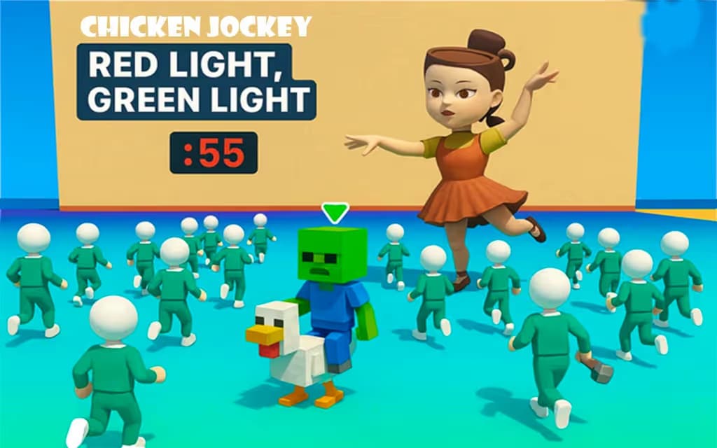 Chicken Jockey: Red Light Green Light logo