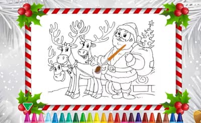 Christmas Coloring Book logo