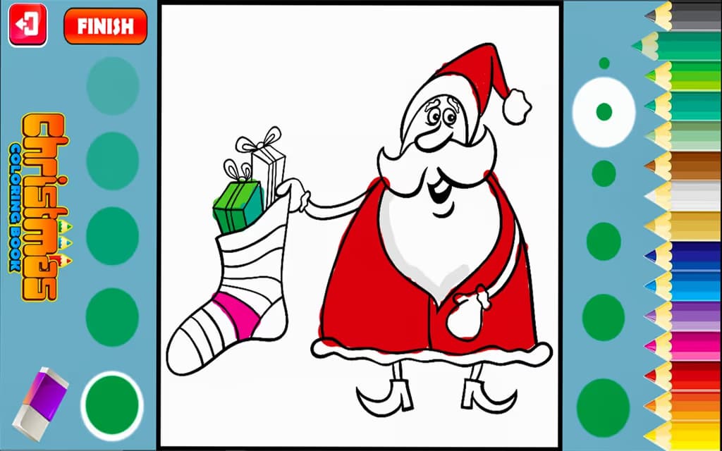 Christmas Coloring Book logo