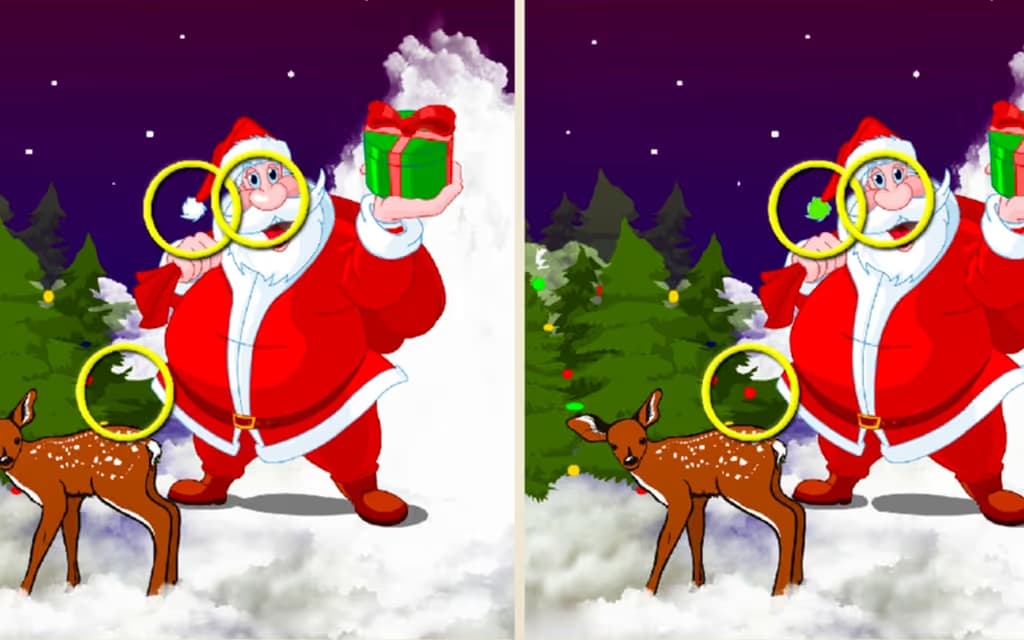Christmas - Find 5 Differences logo