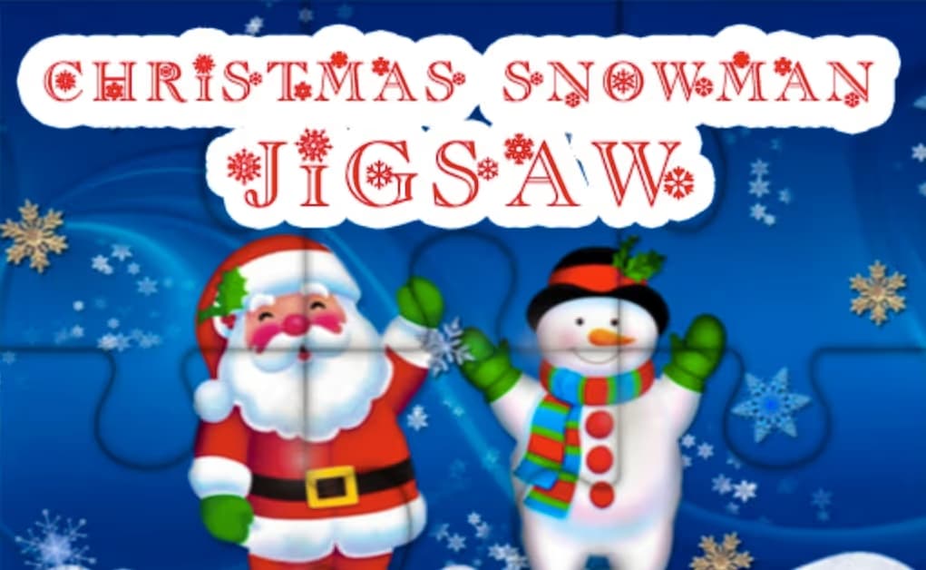 Christmas Snowman Jigsaw logo