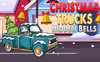 Christmas Trucks Hidden Bells logo