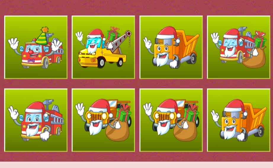 Christmas Trucks Memory logo