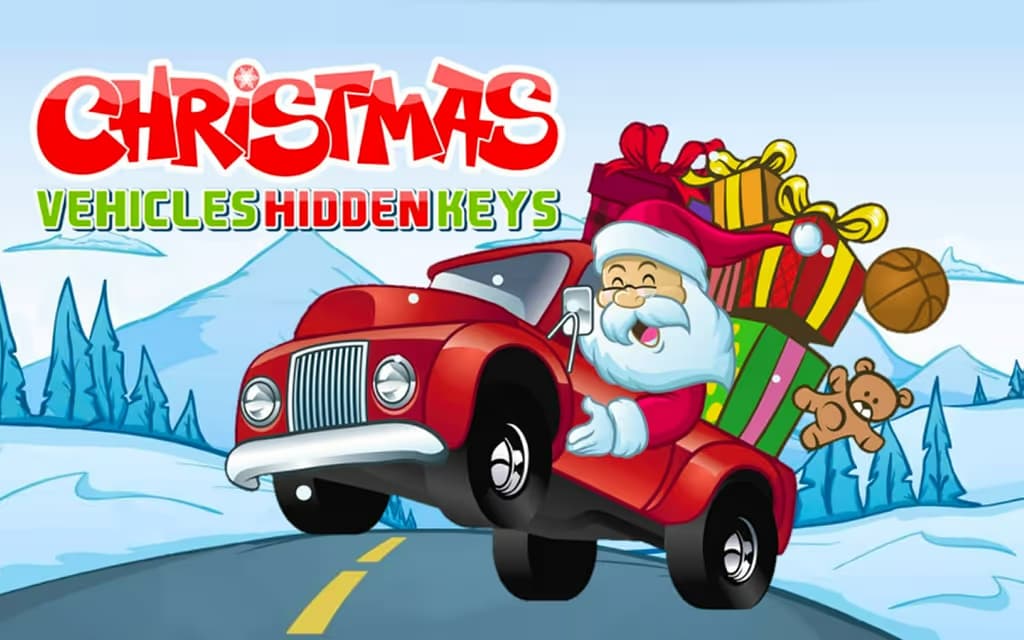 Christmas Vehicles Hidden Keys logo