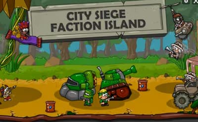 City Siege: Faction Island logo