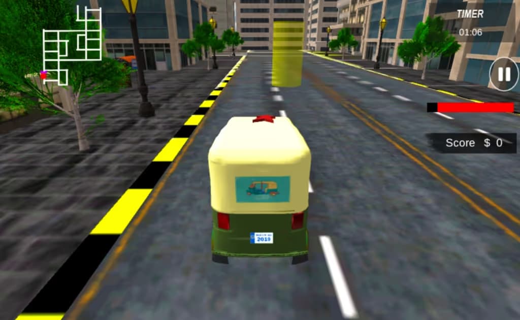 City Tuk Tuk Rickshaw logo