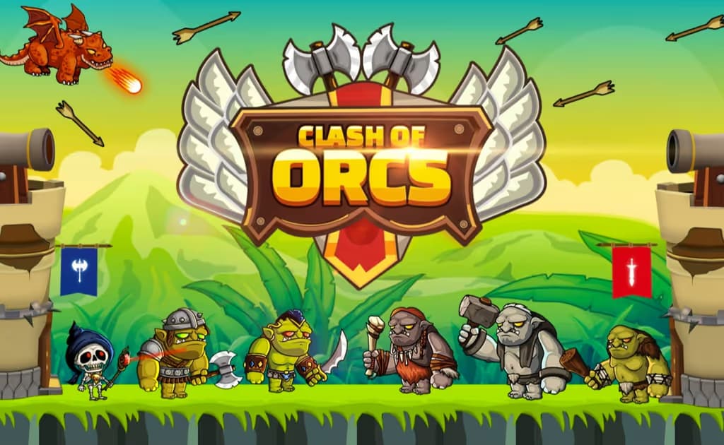 Clash of Orcs logo