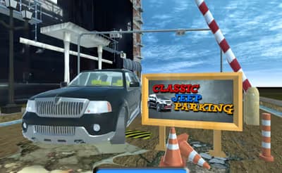 Classic Jeep Parking logo