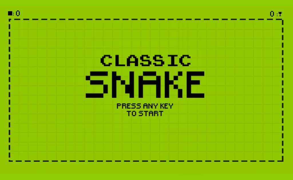 Classic Snake HTML5 logo