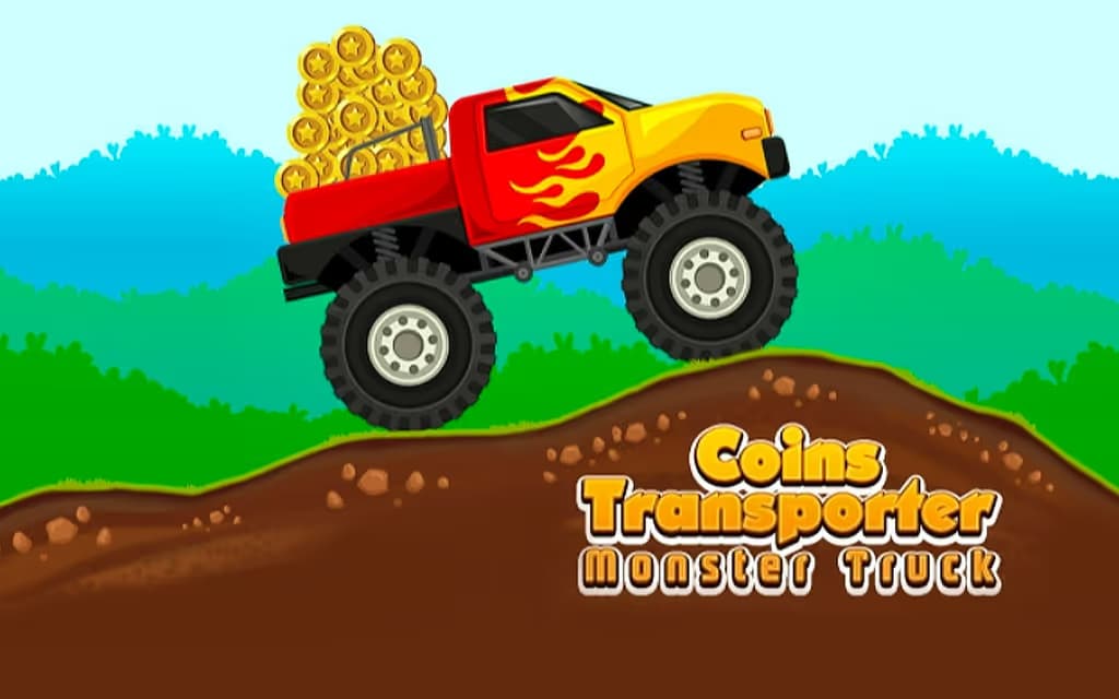 Coins Transporter Monster Truck logo