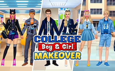 College Girl & Boy Makeover logo
