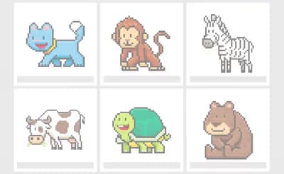 Color Pixel Art Classic logo