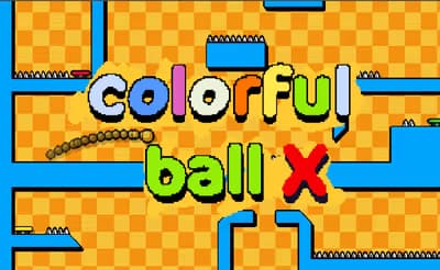 Colorful Ball X logo